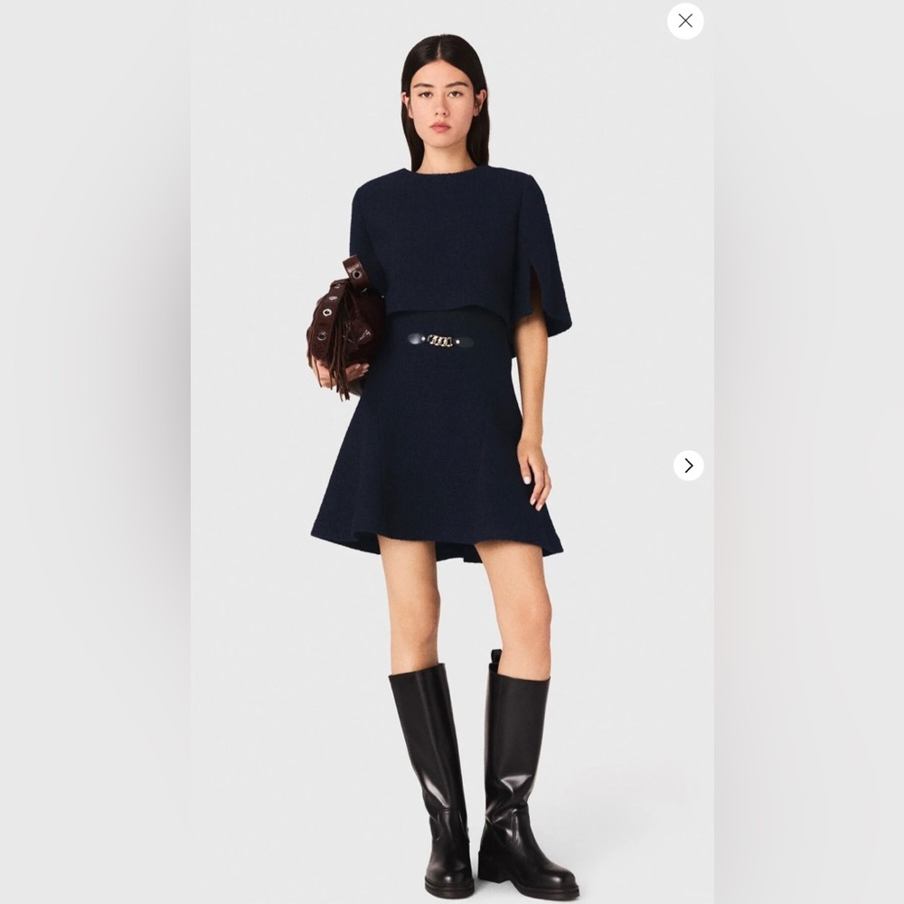 Maje navy dress set